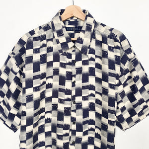 90s Crazy Print Shirt (XL)
