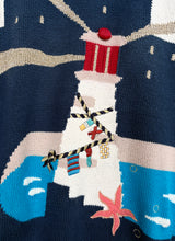 Load image into Gallery viewer, 90s Lighthouse Chunky Knit Jumper (M)