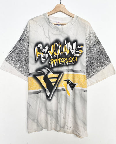 90s NHL Pittsburgh Penguins T-shirt (XL)