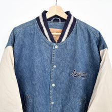 Load image into Gallery viewer, 90s Denim Bomber Jacket (XL)