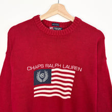 Load image into Gallery viewer, 90s Chaps Ralph Lauren Flag Jumper (M)