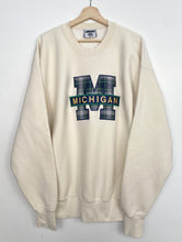 Load image into Gallery viewer, 90s Lee Michigan College Sweatshirt (2XL)