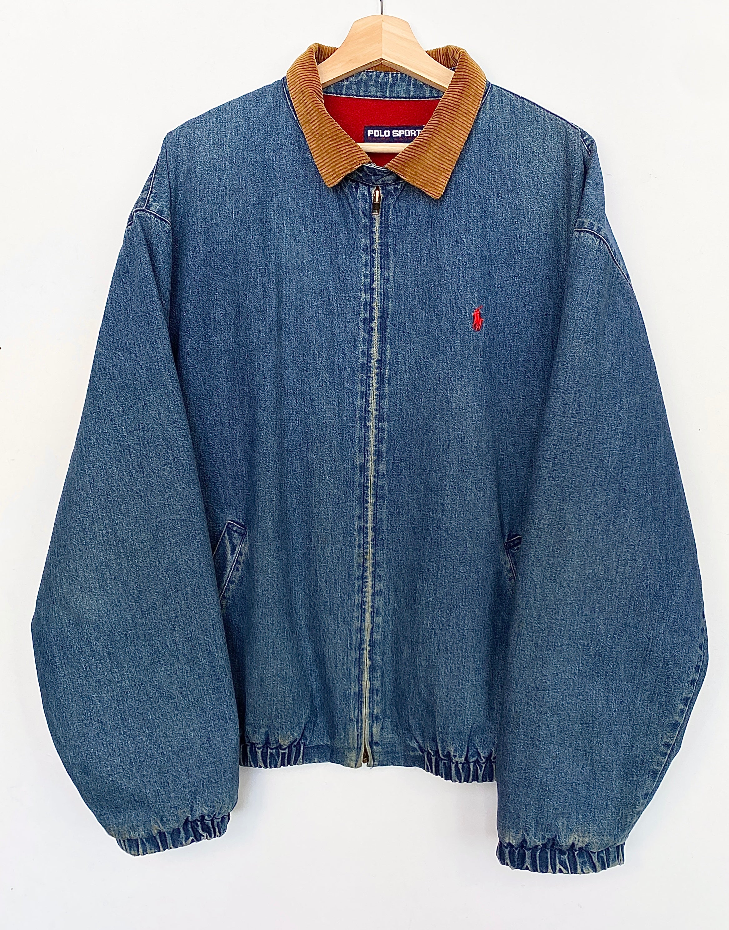 90s Ralph Lauren Denim Harrington Jacket (XL) – Red Cactus Vintage