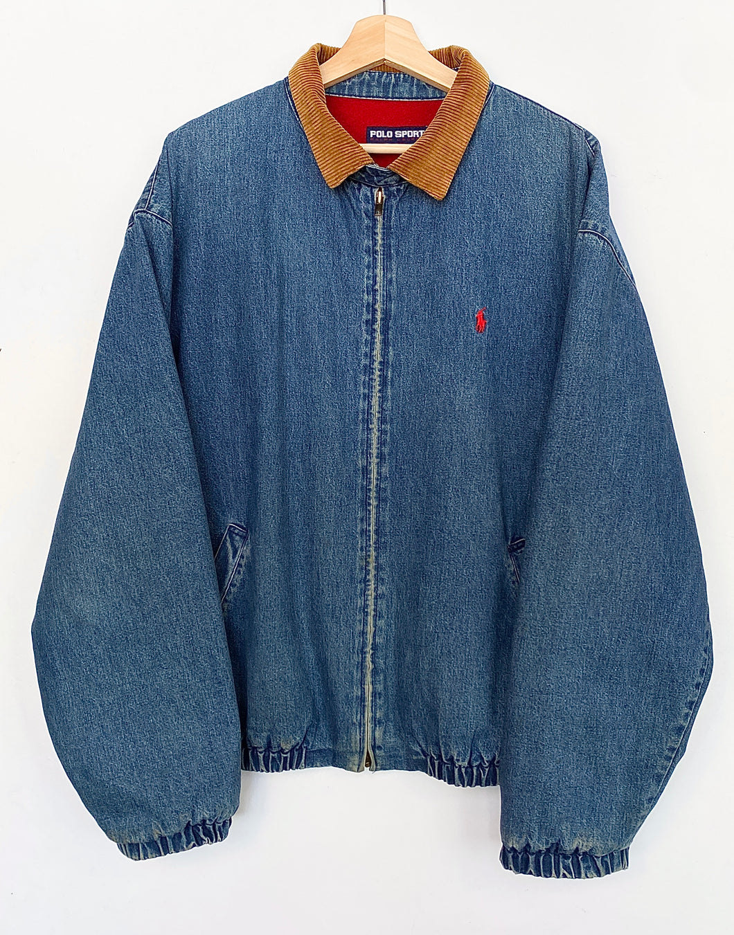 90s Ralph Lauren Denim Harrington Jacket (XL)