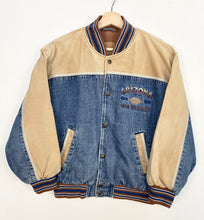 Load image into Gallery viewer, 90s Arizona Denim Bomber Jacket (S)