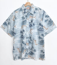 Load image into Gallery viewer, 90s Hawaiian Crazy Print Shirt (L)