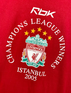 2005 Livepool FC Istanbul Reebok T-shirt (L)