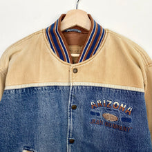 Load image into Gallery viewer, 90s Arizona Denim Bomber Jacket (S)
