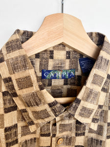 90s Crazy Print Shirt (L)