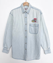 Load image into Gallery viewer, 90s NASCAR Denim Shirt (M)