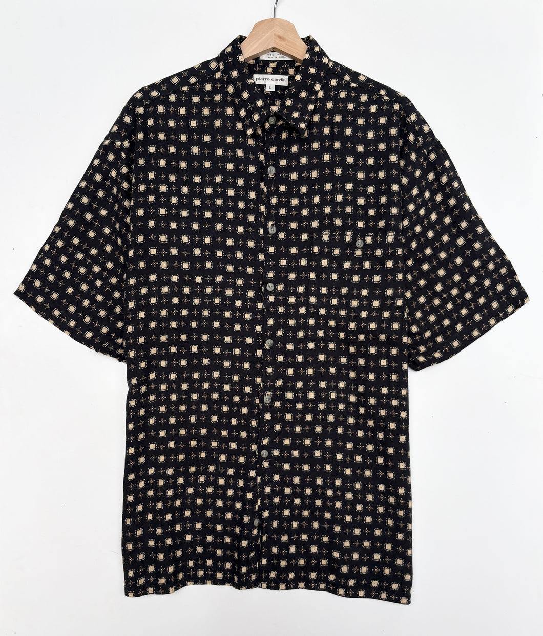 90s Crazy Print Shirt (L)