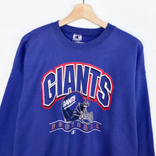 Load image into Gallery viewer, 90s Champion NFL New York Giants Sweatshirt (L)