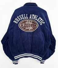 Load image into Gallery viewer, Russell Athletic Corduroy Bomber Jacket (L)