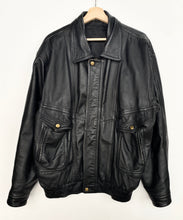 Load image into Gallery viewer, 90s Real Leather Heavy Jacket (L)