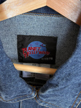 Load image into Gallery viewer, 90s Planet Hollywood Denim Jacket (S)