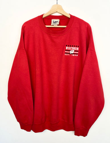90s Lee Wisconsin Badgers Sweatshirt (XL)