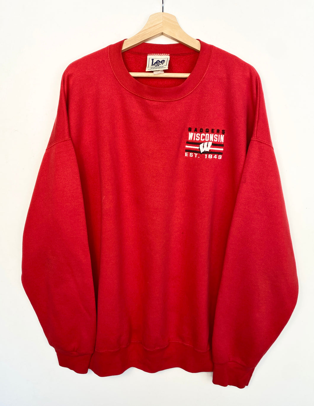 90s Lee Wisconsin Badgers Sweatshirt (XL)