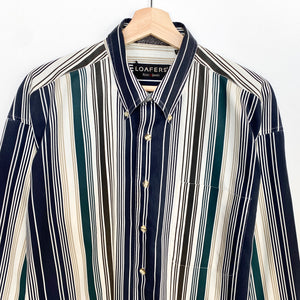 90s Striped Shirt (L)