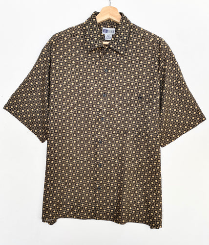 90s Crazy Print Shirt (L)