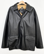 Load image into Gallery viewer, 90s Real Leather Heavy Jacket (XL)