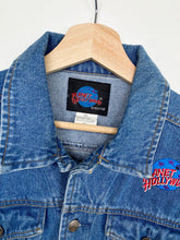 Load image into Gallery viewer, 90s Planet Hollywood Denim Jacket (XS)