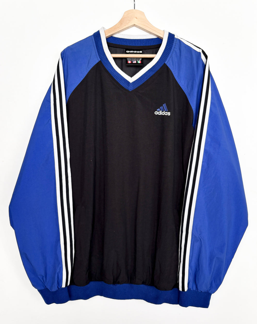 90s Adidas Nylon Sweatshirt (XL)