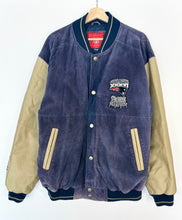 Load image into Gallery viewer, 2001 NFL New England Patriots Super Bowl Suede Leather Jacket (XL)