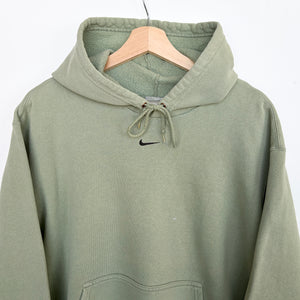 Rare 90s Nike Centre Swoosh Hoodie (L)