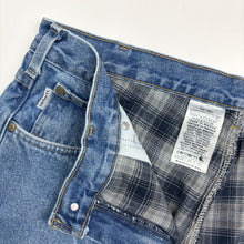 Load image into Gallery viewer, 90s Carhartt Tartan Lined Jeans W38 L30