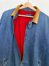 Load image into Gallery viewer, 90s Ralph Lauren Denim Harrington Jacket (XL)