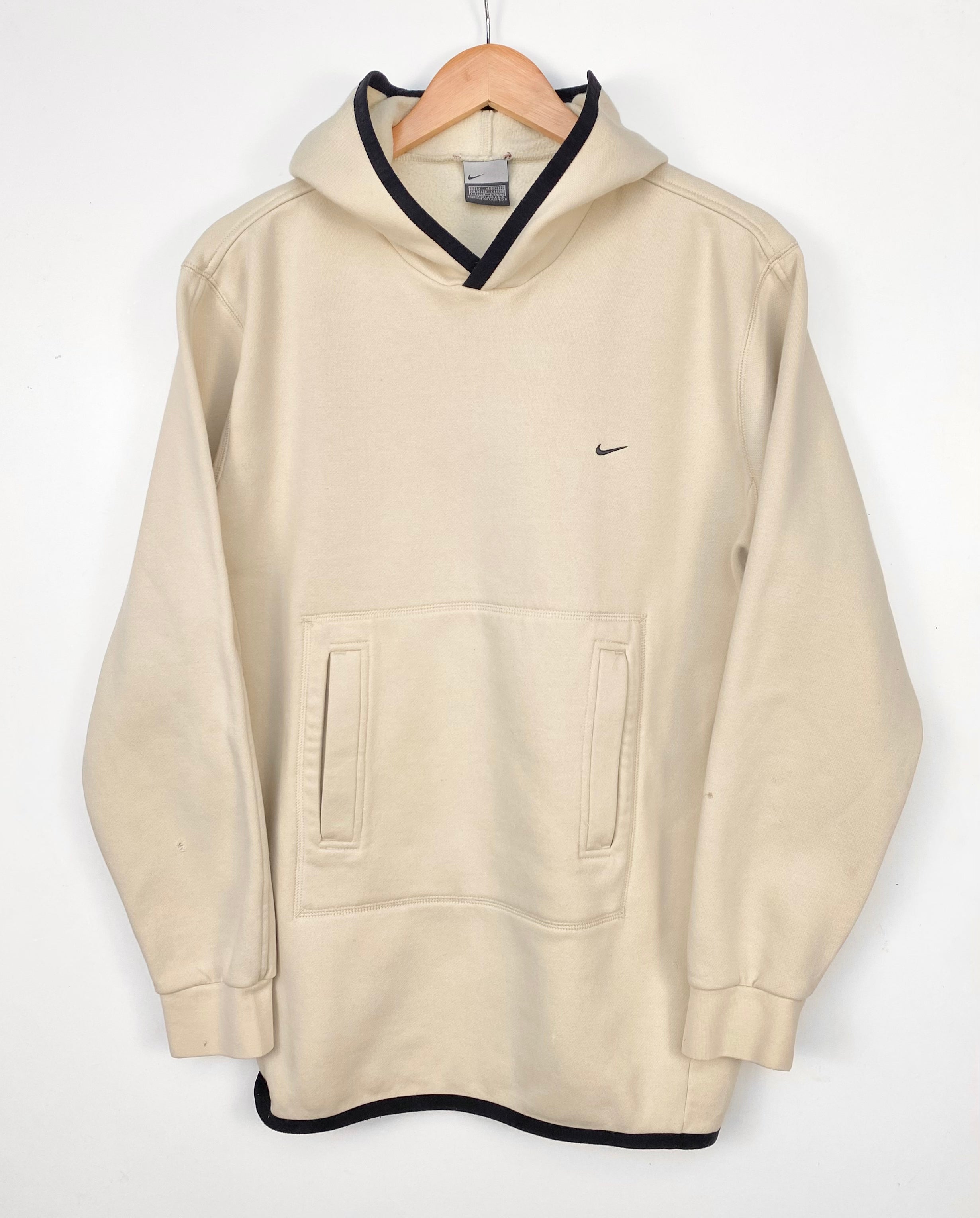 vintage nike hoodie cream