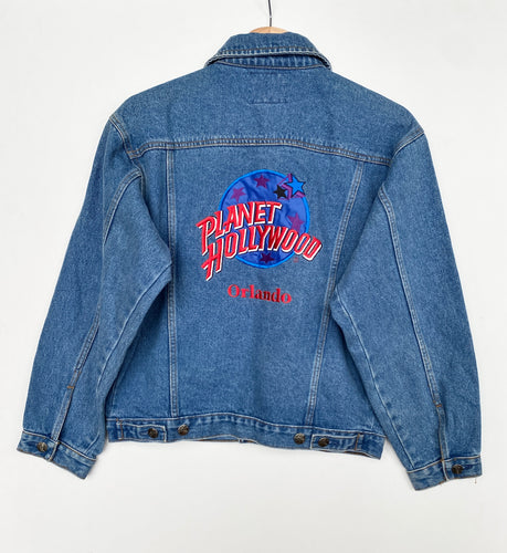 90s Planet Hollywood Denim Jacket (XS)