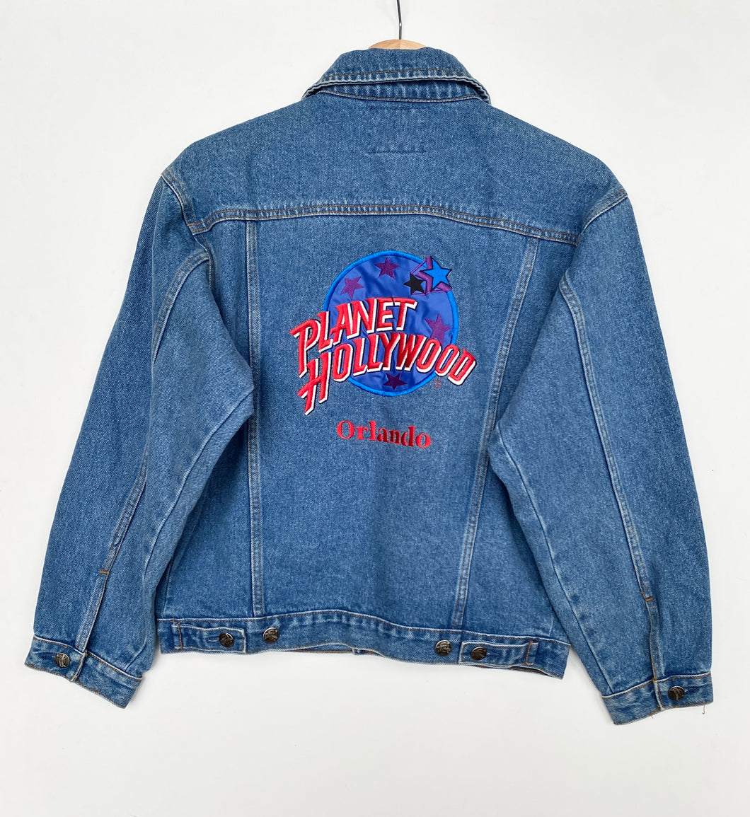 90s Planet Hollywood Denim Jacket (XS)