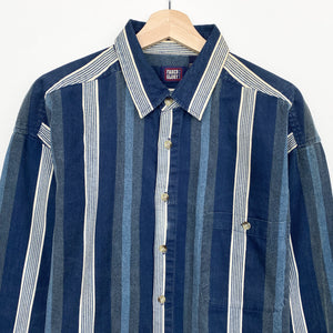 90s Striped Shirt (L)