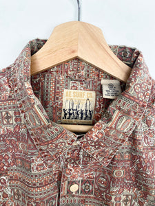 90s Crazy Print Shirt (XL)