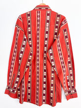 Load image into Gallery viewer, 90s Western Striped Shirt (XL)