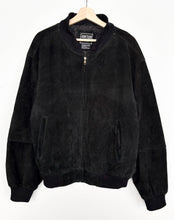 Load image into Gallery viewer, 90s Suede Bomber Jacket (L)