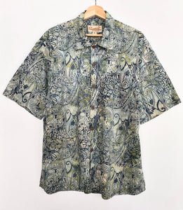 90s Crazy Print Shirt (XL)