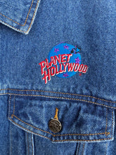 Load image into Gallery viewer, 90s Planet Hollywood Denim Jacket (S)