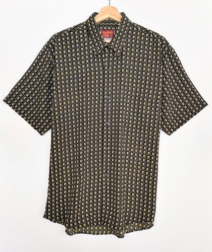 90s Crazy Print Shirt (L)