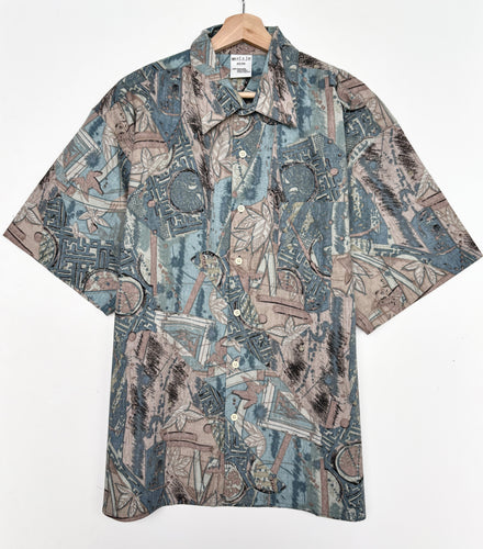 90s Crazy Print Shirt (XL)