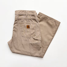 Load image into Gallery viewer, Carhartt Cropped Carpenter Jeans W34 L25