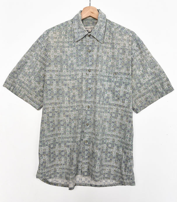 90s Crazy Print Shirt (M)