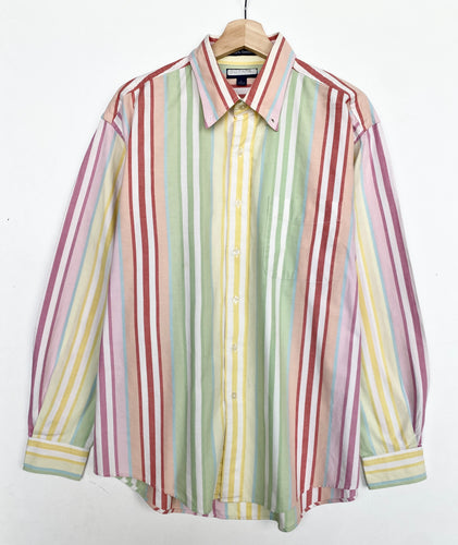 90s Striped Shirt (L)