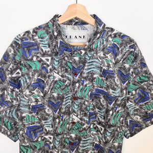 90s Crazy Print Shirt (L)