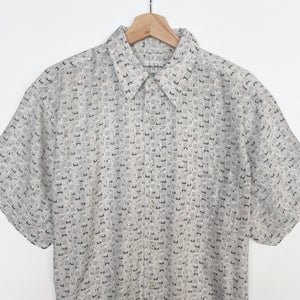 90s Crazy Print Shirt (L)
