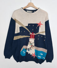 Load image into Gallery viewer, 90s Lighthouse Chunky Knit Jumper (M)