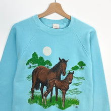 Load image into Gallery viewer, Horse Print Sweatshirt (S)