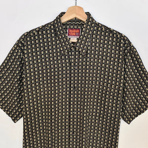 90s Crazy Print Shirt (L)
