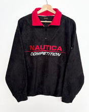 Load image into Gallery viewer, 90s Nautica 1/4 Zip Fleece (S)